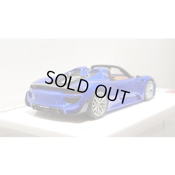画像10: EIDOLON 1/43 Porsche 918 Spyder weissach package 2011 Lobellia Blue Limited 32 pcs. (10)