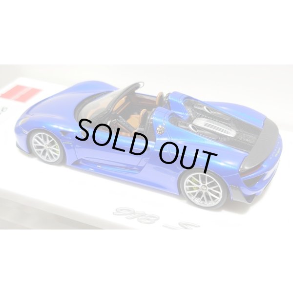 画像12: EIDOLON 1/43 Porsche 918 Spyder weissach package 2011 Lobellia Blue Limited 32 pcs. (12)