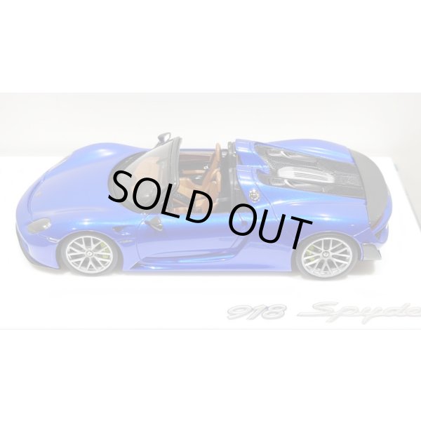 画像4: EIDOLON 1/43 Porsche 918 Spyder weissach package 2011 Lobellia Blue Limited 32 pcs. (4)
