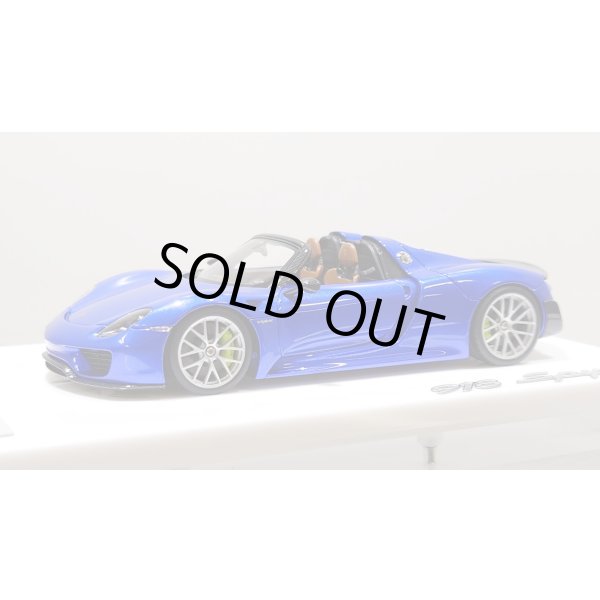 画像1: EIDOLON 1/43 Porsche 918 Spyder weissach package 2011 Lobellia Blue Limited 32 pcs. (1)