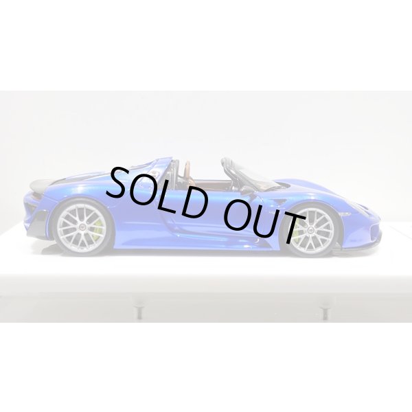 画像6: EIDOLON 1/43 Porsche 918 Spyder weissach package 2011 Lobellia Blue Limited 32 pcs. (6)