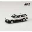 画像2: Hobby Japan 1/64 Toyota Sprinter Trueno JDM Style White / Black 後期型 (2)