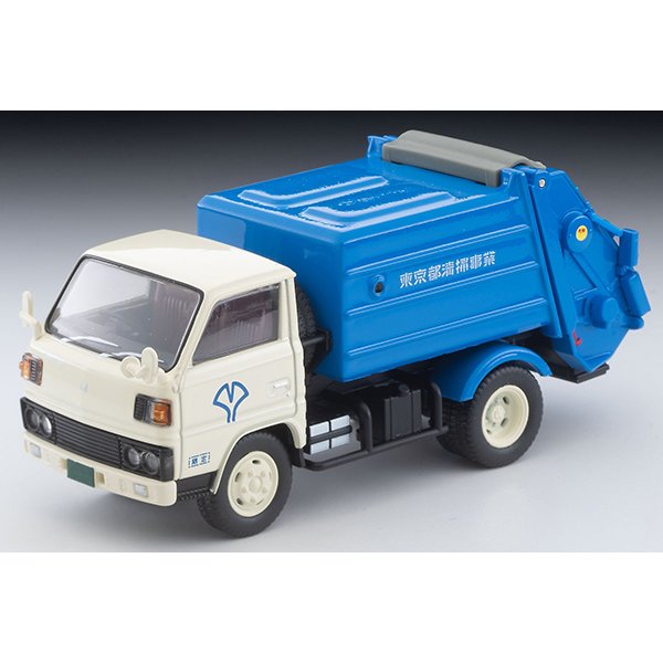 画像1: TOMYTEC 1/64 Limited Vintage Neo Mitsubishi Fuso Canter 清掃車 (White/Blue) (1)