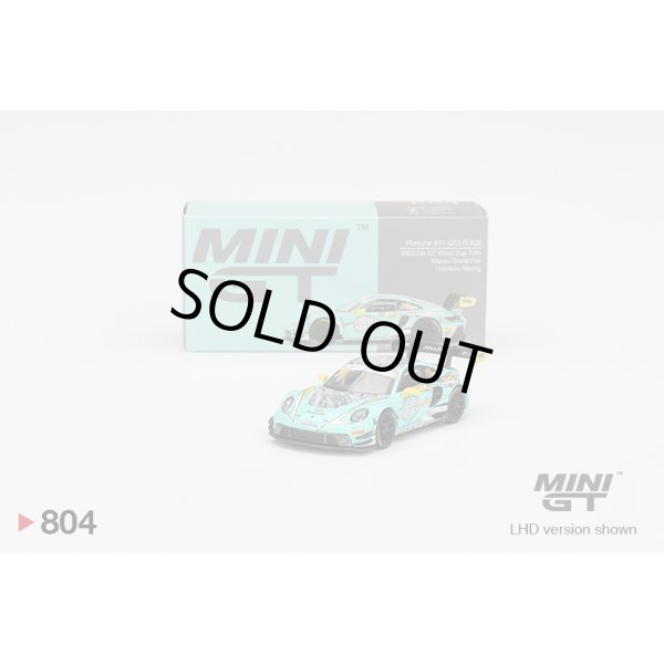 画像1: MINI GT 1/64 Porsche 911 GT3R HubAuto 2023 FIA GT World Cup 70th Anniversary Macau Grand Prix #28 T. Plynink (1)