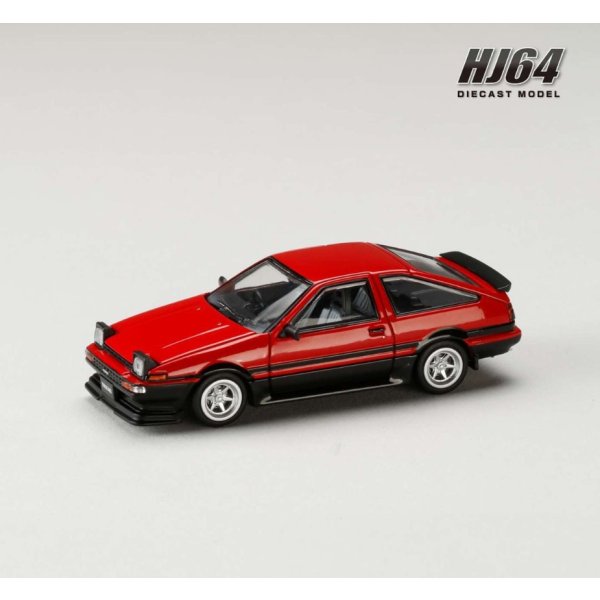 画像2: Hobby Japan 1/64 Toyota Sprinter Trueno JDM Style Red / Black 後期型 (2)