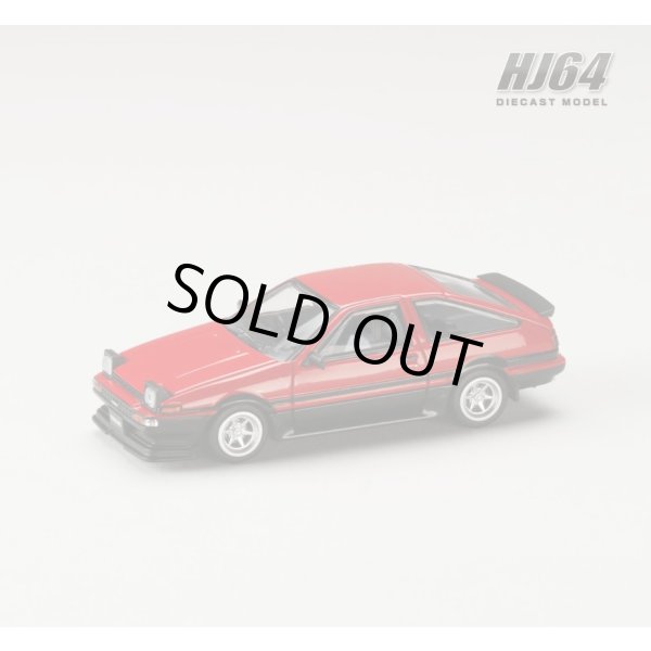 画像2: Hobby Japan 1/64 Toyota Sprinter Trueno JDM Style Red / Black 後期型 (2)