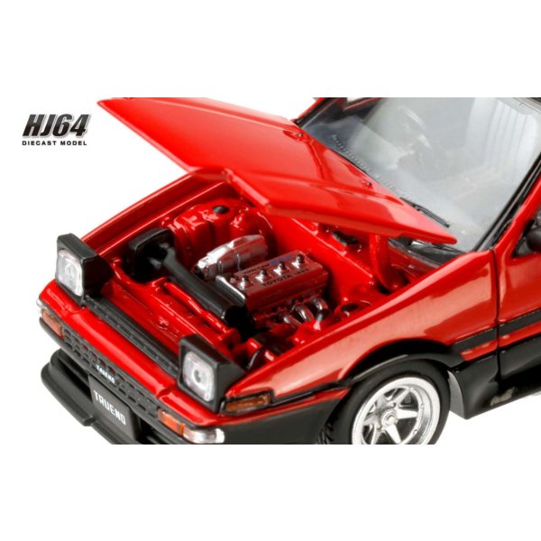 画像5: Hobby Japan 1/64 Toyota Sprinter Trueno JDM Style Red / Black 後期型 (5)