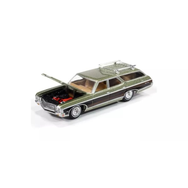 画像3: auto world 1/64 1970 Chevy Kingswood Estate Wagon Green Mist / Wood (3)