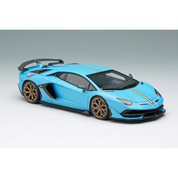 画像5: EIDOLON COLLECTION 1/43 Lamborghini Aventador SVJ 2018 (Leirion wheel) Blue Sailor/Italian Stripe Limited 80 pcs. (5)
