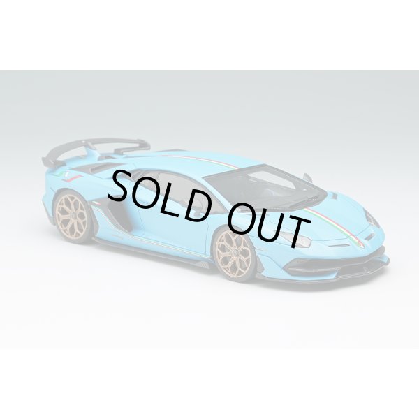 画像5: EIDOLON COLLECTION 1/43 Lamborghini Aventador SVJ 2018 (Leirion wheel) Blue Sailor/Italian Stripe Limited 80 pcs. (5)