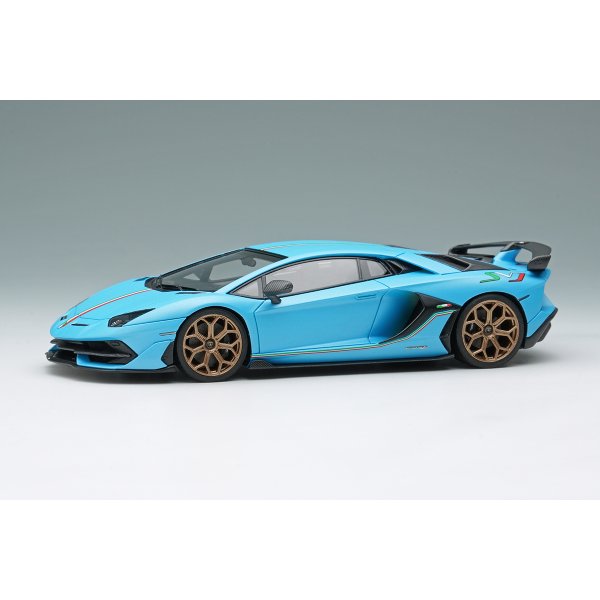 画像1: EIDOLON COLLECTION 1/43 Lamborghini Aventador SVJ 2018 (Leirion wheel) Blue Sailor/Italian Stripe Limited 80 pcs. (1)