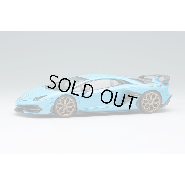 画像1: EIDOLON COLLECTION 1/43 Lamborghini Aventador SVJ 2018 (Leirion wheel) Blue Sailor/Italian Stripe Limited 80 pcs. (1)