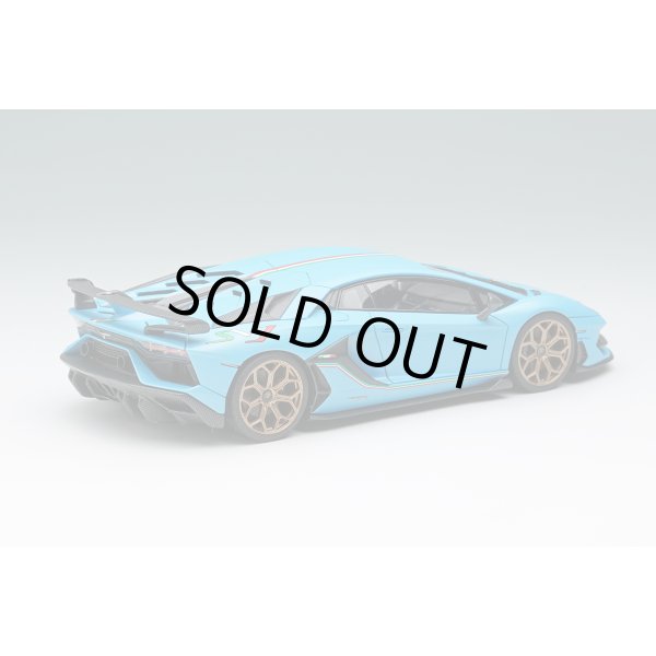 画像4: EIDOLON COLLECTION 1/43 Lamborghini Aventador SVJ 2018 (Leirion wheel) Blue Sailor/Italian Stripe Limited 80 pcs. (4)