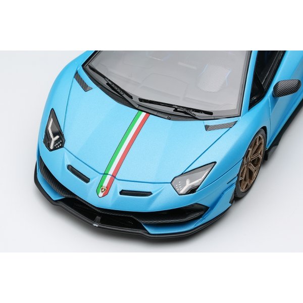 画像6: EIDOLON COLLECTION 1/43 Lamborghini Aventador SVJ 2018 (Leirion wheel) Blue Sailor/Italian Stripe Limited 80 pcs. (6)