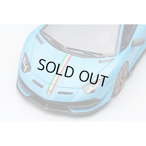 画像6: EIDOLON COLLECTION 1/43 Lamborghini Aventador SVJ 2018 (Leirion wheel) Blue Sailor/Italian Stripe Limited 80 pcs. (6)