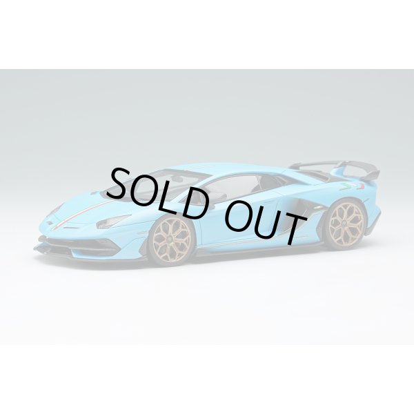 画像2: EIDOLON COLLECTION 1/43 Lamborghini Aventador SVJ 2018 (Leirion wheel) Blue Sailor/Italian Stripe Limited 80 pcs. (2)