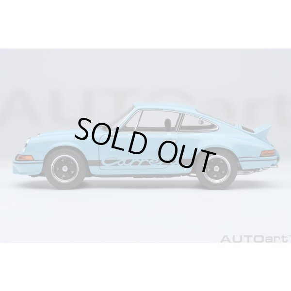 画像3: AUTOart 1/18 Porsche 911 Carrera 2.7 RS (Gulf Blue with Black stripes) (3)