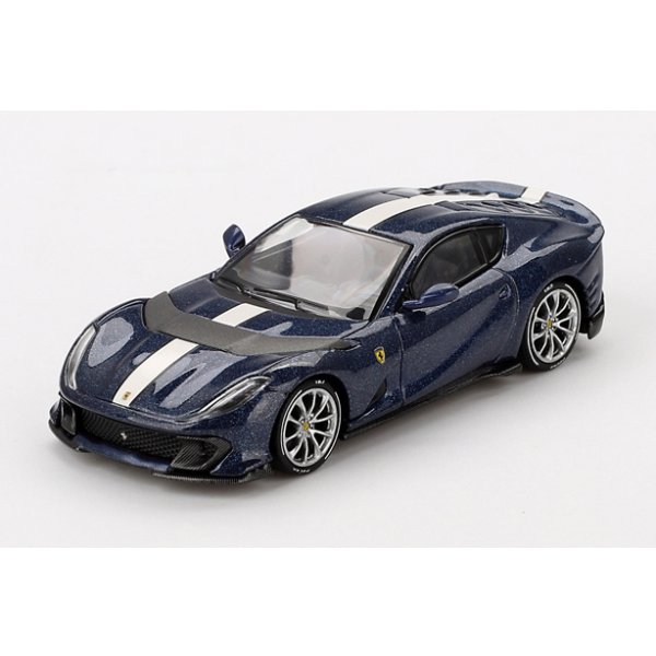 画像1: BBR Models 1/64 Ferrari 812 Competition Blue Tour de France (1)