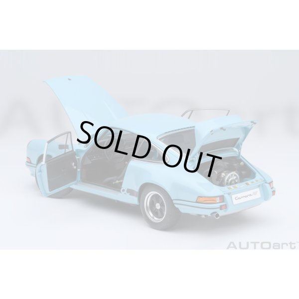 画像17: AUTOart 1/18 Porsche 911 Carrera 2.7 RS (Gulf Blue with Black stripes) (17)