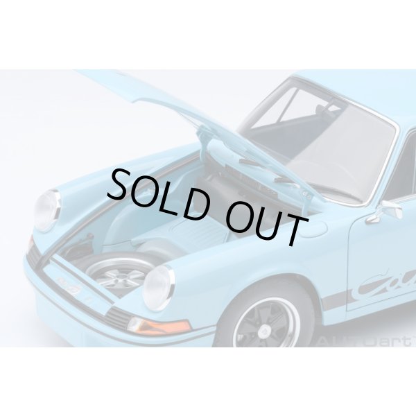 画像12: AUTOart 1/18 Porsche 911 Carrera 2.7 RS (Gulf Blue with Black stripes) (12)