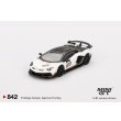 画像2: MINI GT 1/64 Lamborghini Aventador SVJ 63 Bianco Asopo (White) (LHD) (2)