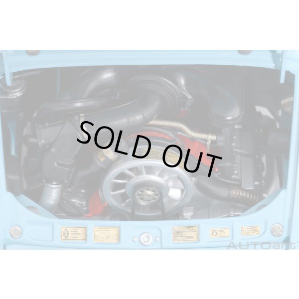 画像13: AUTOart 1/18 Porsche 911 Carrera 2.7 RS (Gulf Blue with Black stripes) (13)