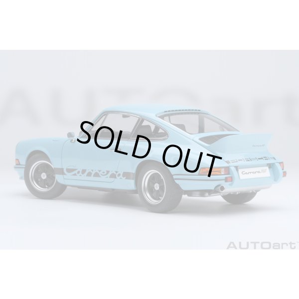 画像2: AUTOart 1/18 Porsche 911 Carrera 2.7 RS (Gulf Blue with Black stripes) (2)