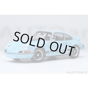 画像: AUTOart 1/18 Porsche 911 Carrera 2.7 RS (Gulf Blue with Black stripes)