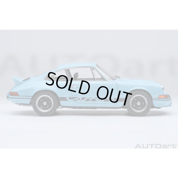 画像4: AUTOart 1/18 Porsche 911 Carrera 2.7 RS (Gulf Blue with Black stripes) (4)