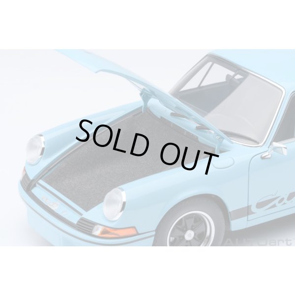画像11: AUTOart 1/18 Porsche 911 Carrera 2.7 RS (Gulf Blue with Black stripes) (11)
