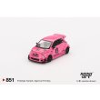 画像2: MINI GT 1/64 Abarth 595 LB-WORKS x Abas Works Pink (RHD) (2)