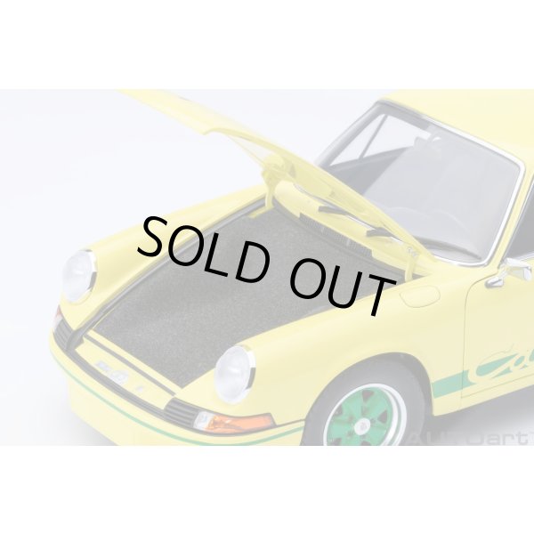 画像11: AUTOart 1/18 Porsche 911 Carrera 2.7 RS (Light Yellow with Green stripes) (11)