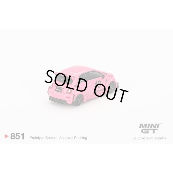 画像3: MINI GT 1/64 Abarth 595 LB-WORKS x Abas Works Pink (RHD) (3)