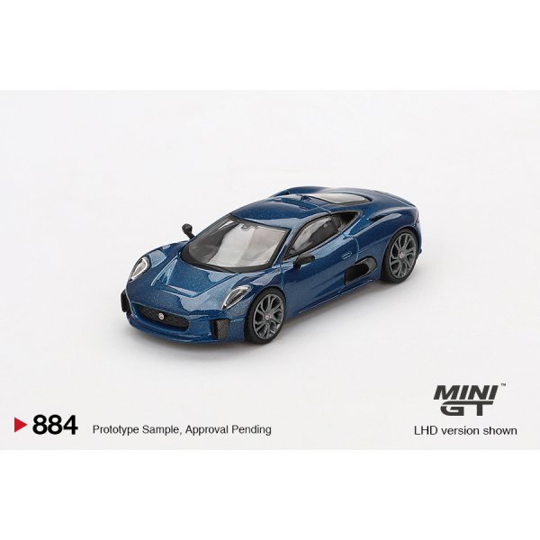 画像1: MINI GT 1/64 Jaguar C-X75 Blue (LHD) [Blister Packaging] (1)