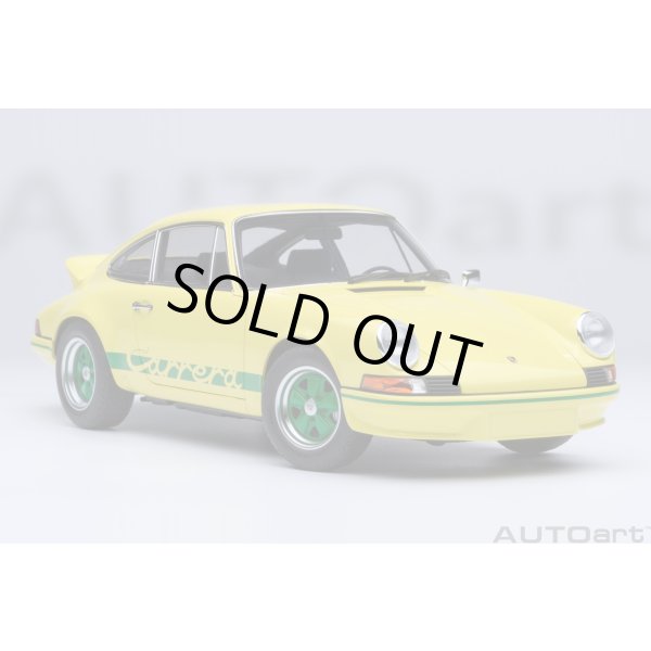 画像20: AUTOart 1/18 Porsche 911 Carrera 2.7 RS (Light Yellow with Green stripes) (20)