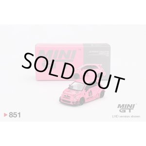 画像: MINI GT 1/64 Abarth 595 LB-WORKS x Abas Works Pink (RHD)