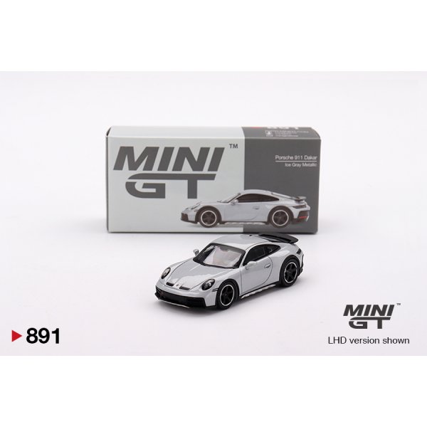 画像1: MINI GT 1/64 Porsche 911 Dakar Ice Gray Metallic (RHD) (1)