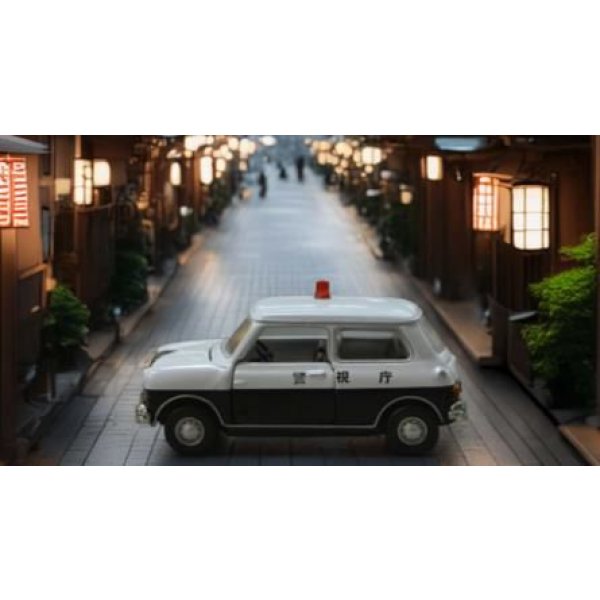 画像2: Tiny City Mini Cooper Japanese Patrol Car 日本限定 (2)