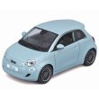 画像1: Burago 1/24 Fiat 500e (2003) Light Blue (1)