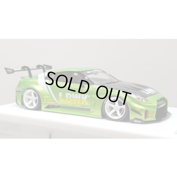 画像5: EIDOLON 1/43 LB Silhouette WORKS GT 35GT-RR (GT Wing Version) Giallo Verde Pearl Limited 32 pcs. (5)