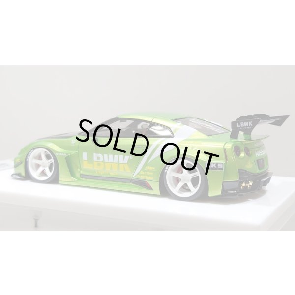 画像3: EIDOLON 1/43 LB Silhouette WORKS GT 35GT-RR (GT Wing Version) Giallo Verde Pearl Limited 32 pcs. (3)
