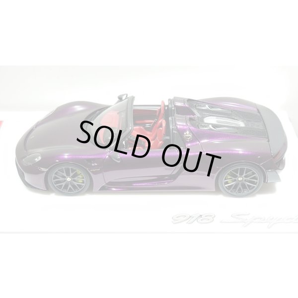 画像4: EIDOLON 1/43 Porsche 918 Spyder weissach package 2011 Alba Cielo Limited 32 pcs. (4)