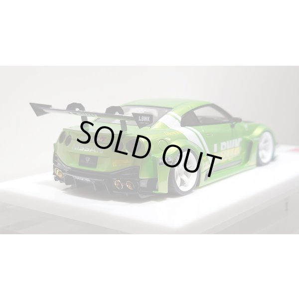 画像10: EIDOLON 1/43 LB Silhouette WORKS GT 35GT-RR (GT Wing Version) Giallo Verde Pearl Limited 32 pcs. (10)