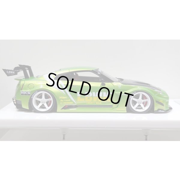 画像6: EIDOLON 1/43 LB Silhouette WORKS GT 35GT-RR (GT Wing Version) Giallo Verde Pearl Limited 32 pcs. (6)