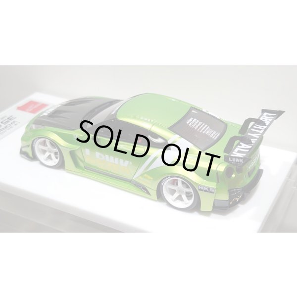 画像12: EIDOLON 1/43 LB Silhouette WORKS GT 35GT-RR (GT Wing Version) Giallo Verde Pearl Limited 32 pcs. (12)