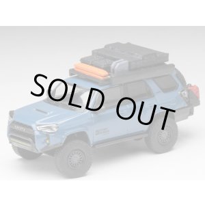 画像: Gaincorp Products 1/64 Toyota 4Runner TRD PRO Overland Cavalry Blue Front Runner x DiecastTalk特注品
