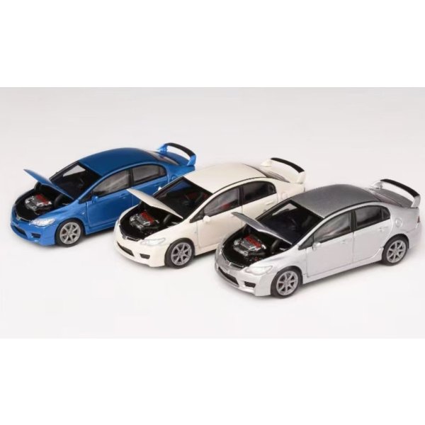 画像5: MOTORHELIX 1/64 Honda Civic Type R FD2 Championship White (5)