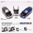 画像6: MOTORHELIX 1/64 Mitsubishi Lancer Evolution IV Scotia White (6)