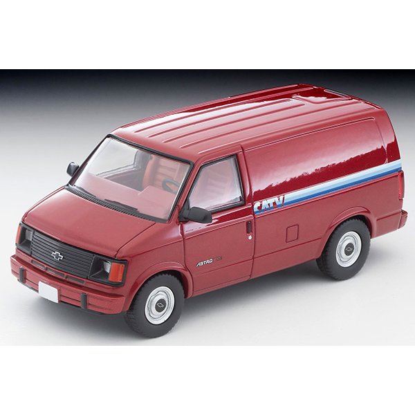 画像1: TOMYTEC 1/64 Limited Vintage NEO Chevrolet Astro Van (Red) (1)