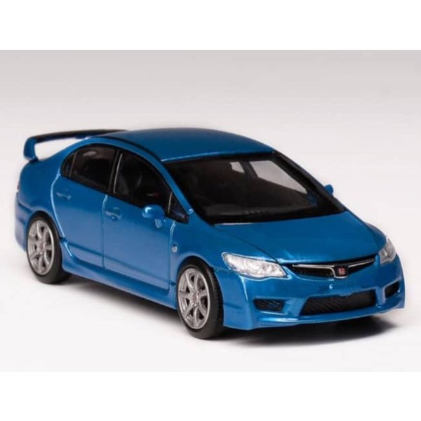 画像1: MOTORHELIX 1/64 Honda Civic Type R FD2 Vivid Blue Pearl (1)
